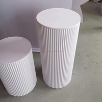 Socle rond de qualité supérieure pour gâteau, centre de table, couleur disponible, support à fleurs pour décoration de mariage