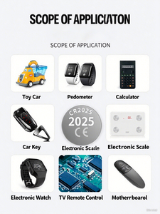 Haute qualité <span class=keywords><strong>CR</strong></span> 2025 1632 2032 <span class=keywords><strong>2450</strong></span> batterie bouton au Lithium 3V pour télécommande de voiture et jouets - Product Image 5