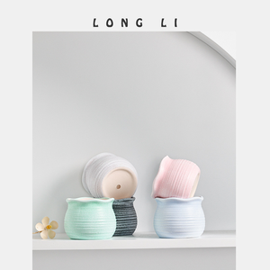 Macetas de Cerámica para Suculentas, Estilo Jardín, para Hogar, Acabado Glaseado, con Orificio de Drenaje, Ecológicas, Duraderas, Venta al Por Mayor - Product Image 5