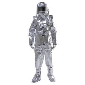 Traje de bombero de aislamiento térmico de alta temperatura de 1000 grados Material de papel de aluminio Traje aislante térmico - Product Image 1