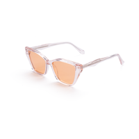 Lunettes de soleil unisexes Elan Optical SYB6208, best-seller, monture œil-de-chat pleine monture sans peinture, en acétate naturel parfumé