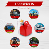 Bomba de transferencia de reabastecimiento de gasolina de emergencia portátil de plástico alimentada por batería para uso en estaciones de aceite