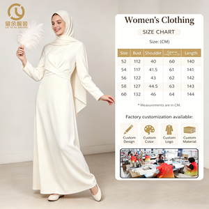 Abaya élégante à manches longues pour <span class=keywords><strong>femme</strong></span>, taille XS, robe de mariée traditionnelle en soie, compatible avec le burqa et le hijab, pour l'été et l'hiver, soldes promotionnelles - Product Image 1