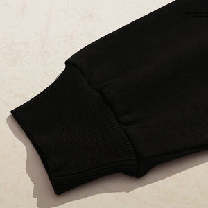 Sweat-shirts à capuche pour hommes de haute qualité, design de logo personnalisé, 100% coton, streetwear, impression en relief, 350G, coupe ample, blancs - Product Image 4