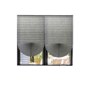 Rèm cửa xếp đơn giản giá rẻ của nhà cung cấp Trung Quốc, tích hợp lớp che bằng giấy, không cần dây, chống tia UV, bền, dành cho cửa sổ kiểu Pháp - Product Image 3