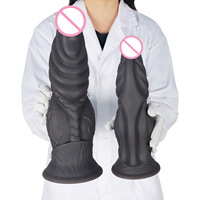Dildo de Silicona Realista con Diseño de Alien, Juguete Sexual para Adultos, Tamaño Grande, Textura Acanalada, Silicona Suave, Producto de Placer Masculino