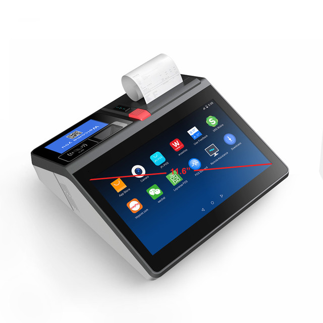 Good Quality 11.6 Inch NFC Touch Screen Android windows Barcode Scanner All in One Pos System for Retail Shop