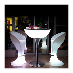 Tavolo da Bar Rotondo a LED per <span class=keywords><strong>Hotel</strong></span> e Club - Product Image 1