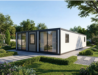 Maison conteneur en acier JY de 20 pieds - Écologique, installation facile, modulaire, portable, design moderne pour les glamping, les centres de villégiature et les maisons d'hôtes
