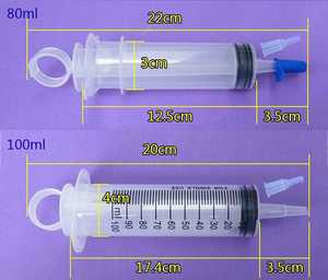 <span class=keywords><strong>500ml</strong></span> Nhựa Lớn ống tiêm cho phòng thí nghiệm hydroponics vật nuôi Cubs dinh dưỡng ống tiêm cho ăn ống tiêm - Product Image 6