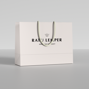 Sac en carton à cordon de serrage personnalisable pour sac à main classique, avec marquage à chaud, matériau écologique, réutilisable et durable - Product Image 2