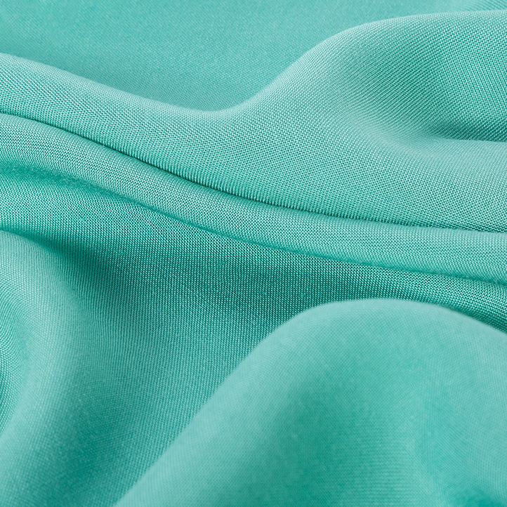 Готовые товары, простая 100% искусственная ткань для платьев