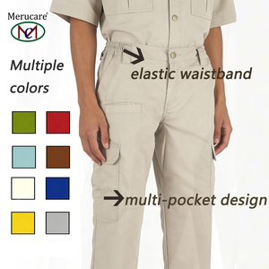 Pantaloni da <span class=keywords><strong>Lavoro</strong></span> Cargo Personalizzati con Elastico in Vita, Sei Tasche, Design con Protezioni per le Ginocchia - Product Image 1