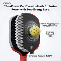 2025 All Gen 4 Pro 16mm 14mm GEN4 TFP nid d'abeille brut TorayT700 fibre de carbone Pickleball Paddle Raquette USAPA approuvé professionnel