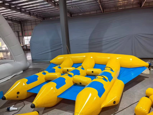 Bateau banane gonflable de luxe de grande taille pour usage commercial, jouet aquatique amusant pour les vacances à la <span class=keywords><strong>plage</strong></span>, le surf, les fêtes de groupe et le divertissement - Product Image 5