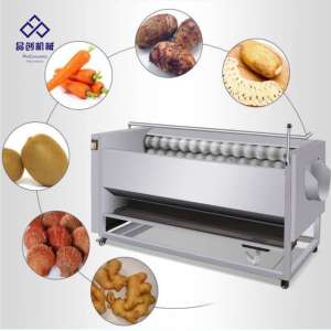 Nuevo modelo de máquina de limpieza de rodillos de patata, nabo y jengibre de acero inoxidable - Product Image 6