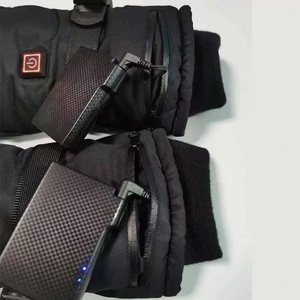 Gants chauffants électriques pour hommes, chauffe-mains thermiques d'hiver, à doigts entiers, batterie 5V, imperméables, antidérapants, pour le ski de fond en plein air - Product Image 3