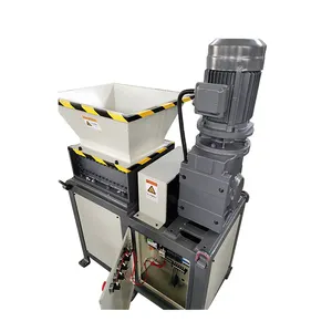 mini waste plastic shredder machine double shaft shredder for sale