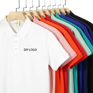 Polo de travail de luxe personnalisé de haute qualité pour hommes, en coton uni 200g, grandes tailles, unisexe, qualité supérieure, faible MOQ - Product Image 1