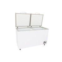 Réfrigérateur de cuisine 450L, congélateur de Type de poitrine, à Double porte, ouvert