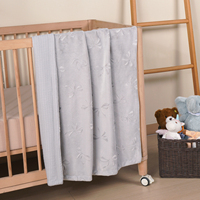 Couverture Bébé Personnalisée en Minky Doux 2 Plis et Tissu Froissé en Polyester, Couverture Polaire Chaude et Douce pour Tout-Petits, Couverture d'Emmaillotage pour Nouveau-né – Direct Usine
