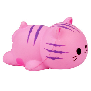 Pu Foam Slow <b>Rebound</b> Cartoon Round Ears Cat Fidget Toy Gift For Kids 2 To 4 Years Unisex - Product Image 3
