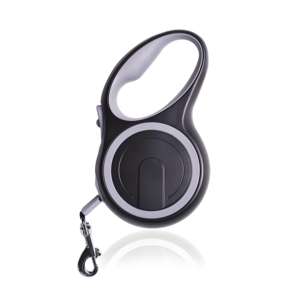Correa Retráctil para Perro de 5m, Gris/Negra, Material ABS + TPE, Liberación Rápida, Diseño Duradero para Perros de hasta 50kg, Venta al Por Mayor, OEM, ODM - Product Image 2