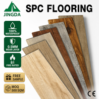 Modernes Design SPC Stein-Vinylboden 4mm Glattes Klicksystem Installation für Innenbereich Küche Bad Grafikdesign