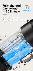 <b>Portable</b> Capsule <b>Coffee</b> <b>Maker</b> Electric Espresso Machine USB Charging 20 Bar Travel Office Use Battery Powered Plastic Body - Product Image 3
