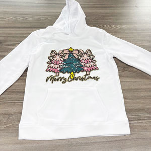 Вышитые нашивки из синели на заказ, нашивки с милым бантом в Западном рождественском стиле, Рождественская елка, нашивки из синели для одежды - Product Image 4