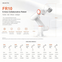 Bras robotique Cobot de niveau IP 65, 1400 mm, 10 kg, bras robotiques, costume, 6 axes, articulation Cobot, travail en collaboration avec les personnes, machine robotique sécurisée