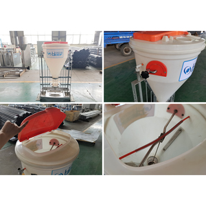Equipo Agrícola Nuevo para Granjas de Cerdos Hengyin, Comedero Automático Húmedo y Seco, Plástico+Acero, Blanco, 50 kg, 1 Año de Garantía, Larga Duración - Product Image 1
