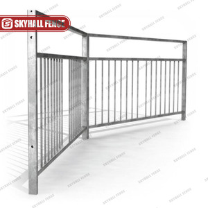 Barandilla peatonal Cercado Barreras peatonales de metal para construcción de carreteras - Product Image 1