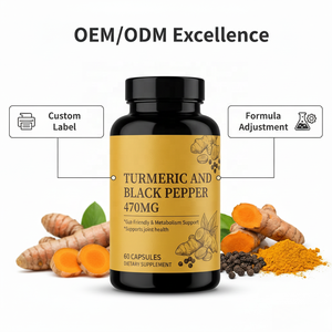 Kapsul Kunyit Kurkumin Lada Hitam 470mg 60 Kapsul |   Suplemen Diet <span class=keywords><strong>OEM</strong></span>/ODM |   Dewasa |   Kesehatan Usus Mendukung Kesehatan Sendi yang Lebih Baik - Product Image 3