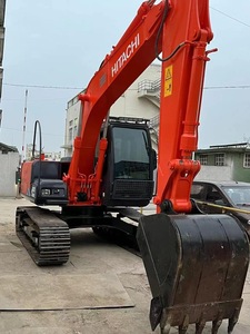 Excavatrices Hitachi ZX120 d'occasion, excavatrice sur chenilles de 12 tonnes, importée du Japon, excellent état de fonctionnement, accessoire tarière - Product Image 4