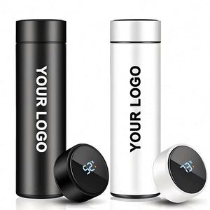 Bouteille intelligente personnalisée avec logo imprimé, cadeau promotionnel pour entreprise, bouteille d'eau intelligente personnalisée, bouteille intelligente avec affichage de la température numérique - Product Image 1