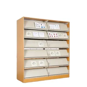 Il formato su misura del metallo scuola biblioteca scaffalature serie facile da montare in acciaio book shelf