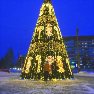 <span class=keywords><strong>Xmas</strong></span> arboles de navidad ngoài trời 20ft 30ft Thêm lớn nhân tạo PVC LED khổng lồ pre-lit Cây giáng sinh - Product Image 4