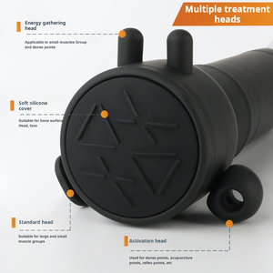 <span class=keywords><strong>Motor</strong></span> de turbina sin escobillas de gran potencia, vibración de alta frecuencia de 4 velocidades, carcasa sólida ABS, pistola de masaje de liberación de fascia muscular - Product Image 3