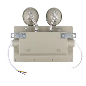 Running Man doble cara derecha izquierda dirección personalizar vidrio templado aluminio salida señal impermeable Ip65 Led luz de emergencia - Product Image 2