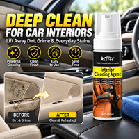 Nettoyant Mousse pour Intérieur de Voiture Astree, Sans Rinçage, pour Sièges en Cuir, Tableau de Bord, Tapis, Tissus d'Ameublement, Agent de Nettoyage Multi-Surfaces 100ml OEM
