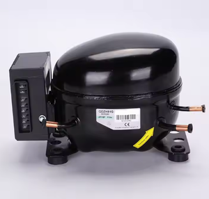 Réfrigérateur-congélateur portable 220V en acier inoxydable, neuf, avec compresseur solaire pour usage domestique et compresseur à gaz pour garage - Product Image 2