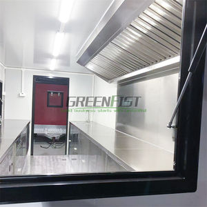 16ft לבן נירוסטה מזון קרוון מבער תנור מזון משאיות מטבח מלא חדש ברחוב נייד סל מזון רחוב חדש שימוש בחוץ - Product Image 4