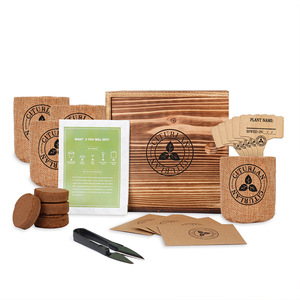 Kit de cultivo de jardín, juego de bonsái, crecimiento creativo de plantas y plantación, Kit de plantación biodegradable, <span class=keywords><strong>maceta</strong></span> - Product Image 1