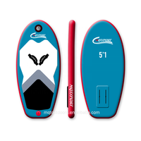 Panneau de surf gonflable de haute qualité, en aluminium/hydrophoilé, avec ailes, 5 ft-8 pieds, pour Paddle