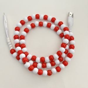 Đầy Màu sắc đính cườm Loại C nhanh chóng sạc cáp cho điện thoại dây - Product Image 3