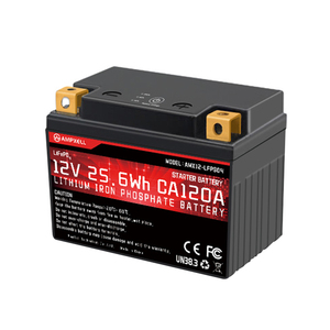 Powersports Snowmobile Accessories 12V CCA70 2Ah 12.8V Battery , Lead-<b>free</b> Light <b>Weight</b> for Cranking Motorcycle AMX12-LFPS02 Sno - Product Image 1