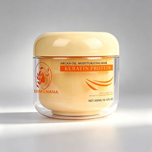 Traitement capillaire réparateur pour cheveux secs, sans rinçage, à l'huile d'argan, kératine, acide hyaluronique, collagène, lissant et adoucissant - Product Image 6