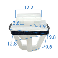 Clips de panneau de porte de voiture, Fixations d'arche de roue, Boutons de panneau décoratifs, Fixations de garniture en plastique et nylon