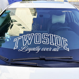 Autocollants de transfert en vinyle imperméables et résistants aux UV personnalisés pour bannière de pare-brise arrière de voiture à haute durabilité - Product Image 2